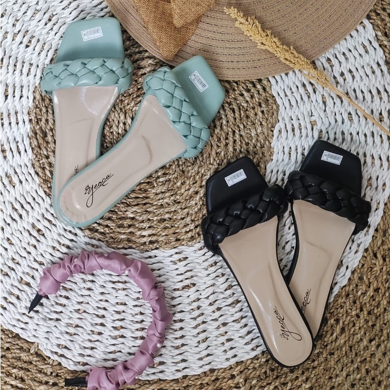 SANDAL TEPLEK KEPANG WANITA/SENDAL CASUAL