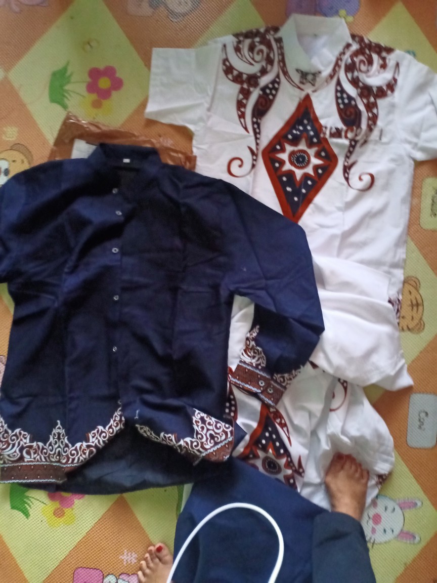 Setelan Sarung Koko Batik Solo Modern Larka