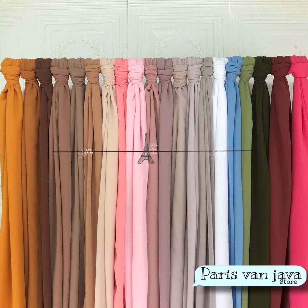 Pashmina Ceruty Babydoll | Pashmina Instan | Jilbab Pashmina | Kerudung Pashmina Ceruty Babydoll