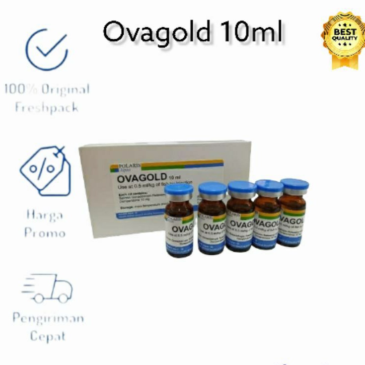 Ovagold 10 ML Hormon Pemijah Pemijahan Ikan