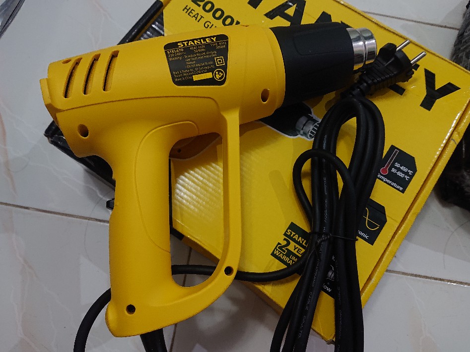 Mesin Pemanas Hot Gun Heat Gun Stel670 Stanley Stel 670