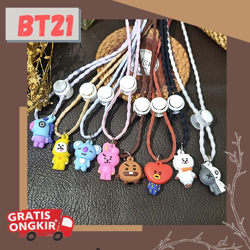 strap masker bt21 | kalung masker bt 21 | strap mask bts | strap masker anak dan dewasa