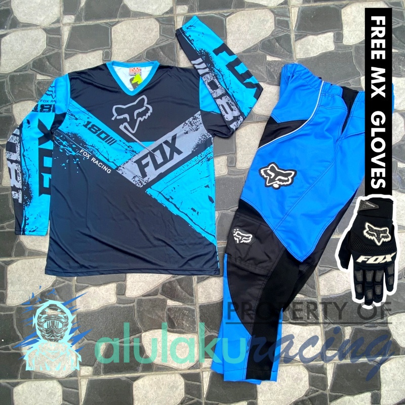 Jersey &amp; Celana MX Trail Motocross - Paket Bundling FOCT1806-F41