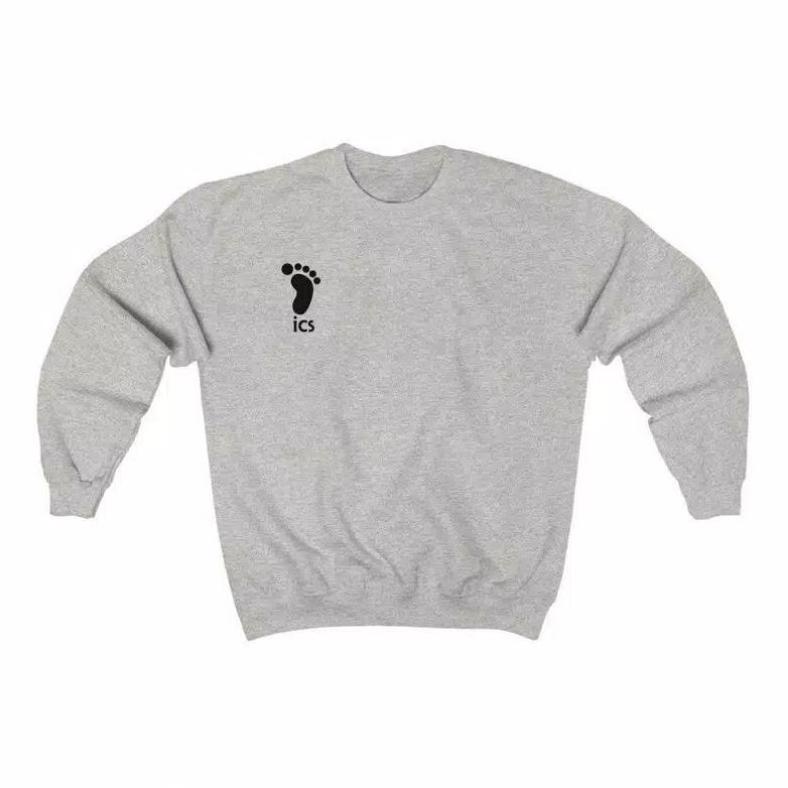 Sweater Ics Haikyuu Logo Bordir Kanan | Haikyuu Merchandise | Haikyuu Sweater | Anime Merchandise