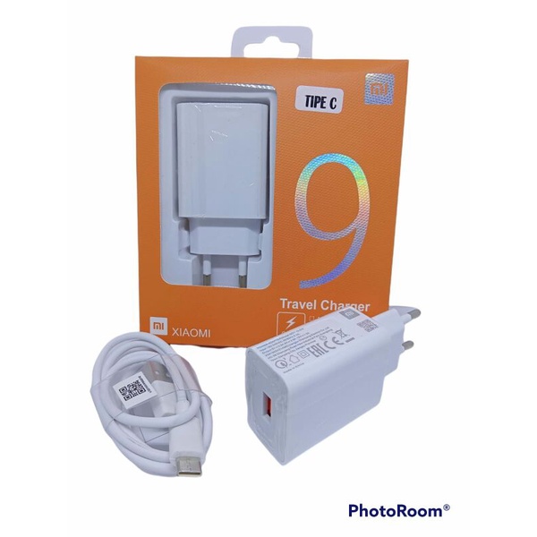 CHARGER XIOMI 9 TIPE C TRAVEL CHARGER FAST CHARGING TIPE C