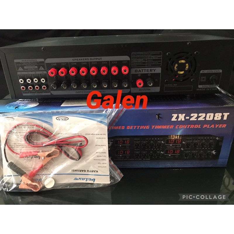 Power Amplifier Betavo ZX 2208T Original Betavo ZX 2208 T, Flashdisk dijamin bebas protek (dikunci ) oleh konsultant walet