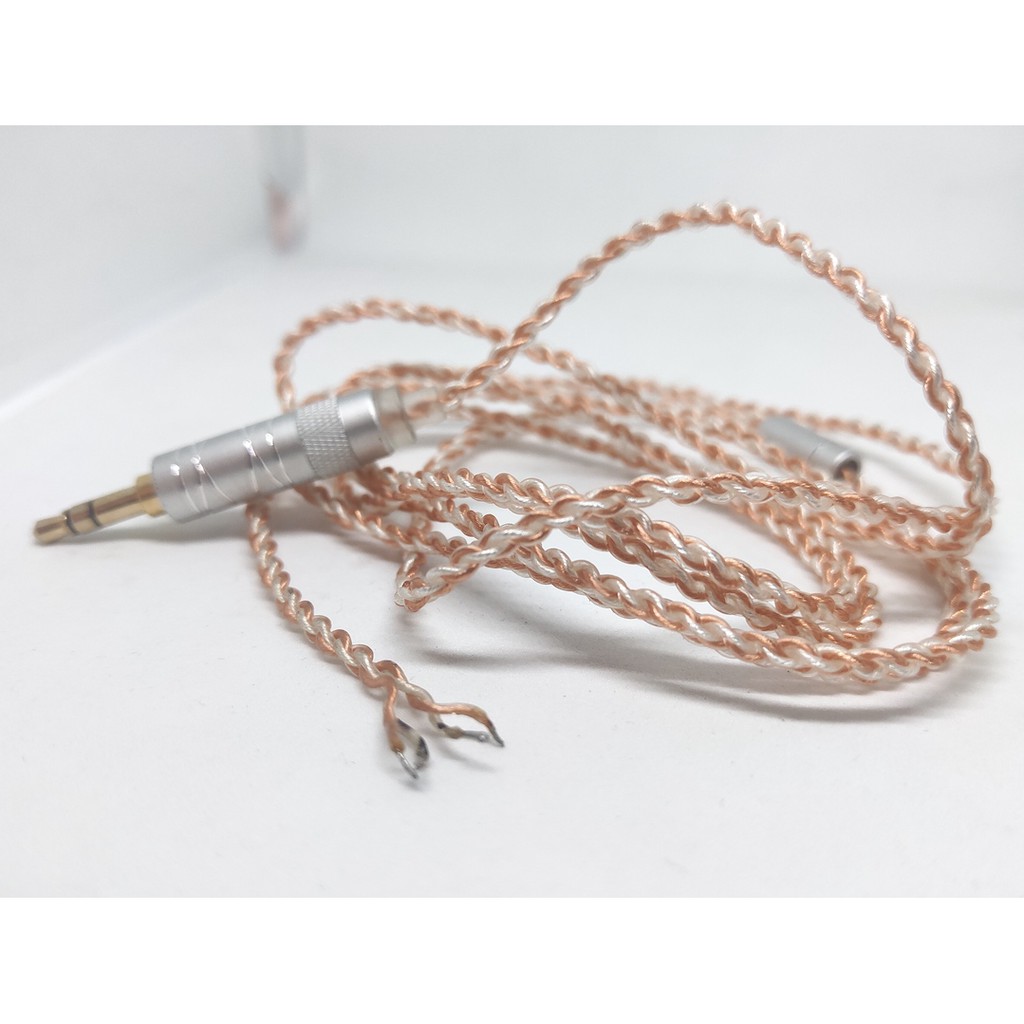 High Purity UE Twist Silver Plated Artistic Acoustic Jack DIY Cable