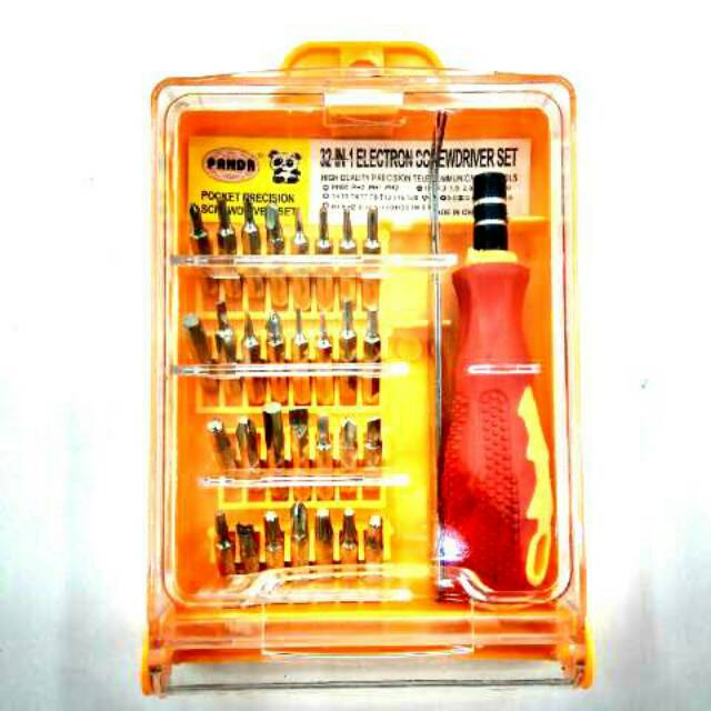 OBENG SET 32 PCS + PINSET ELEKTRONIK