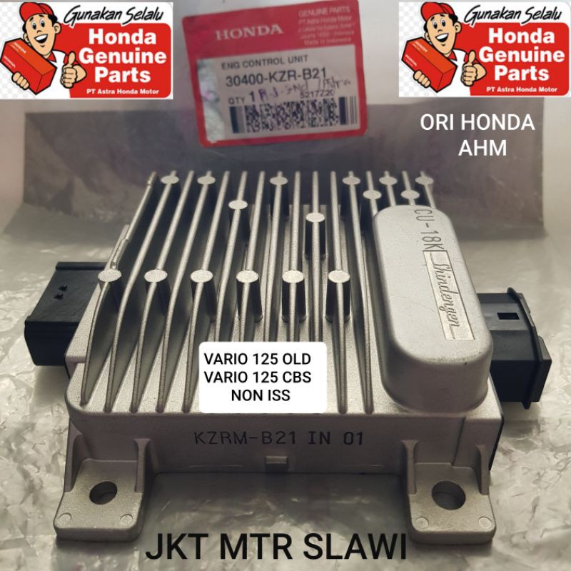 30400-KZR-B21 ecm ecu vario 125 lama vario 125 techno vario 125 pertama non iss ori honda ahm asli honda