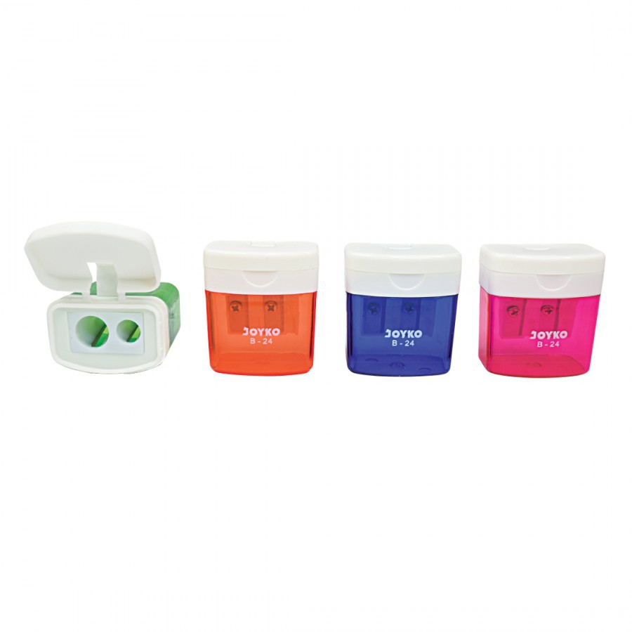 

Rautan Orotan Serutan Peruncing Pensil Joyko 2 Lubang B-24 B24 Pencil Sharpener
