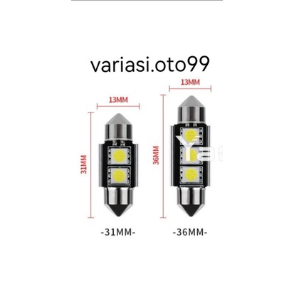 Lampu LED Plafon Kabin Cabin Ferton 31mm 36mm 39mm 41mm LED SMD 5050