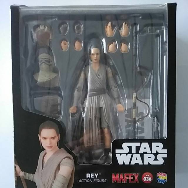 Mafex 036 Rey NEW ORI MISB Star Wars