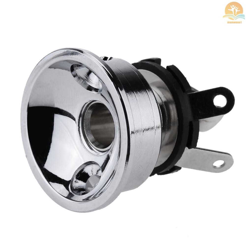 Jack Plug Socket Output Plate 6.35mm / 1 / 4 &quot;Dengan Sekrup Untuk Gitar Elektrik Telecaster Tl