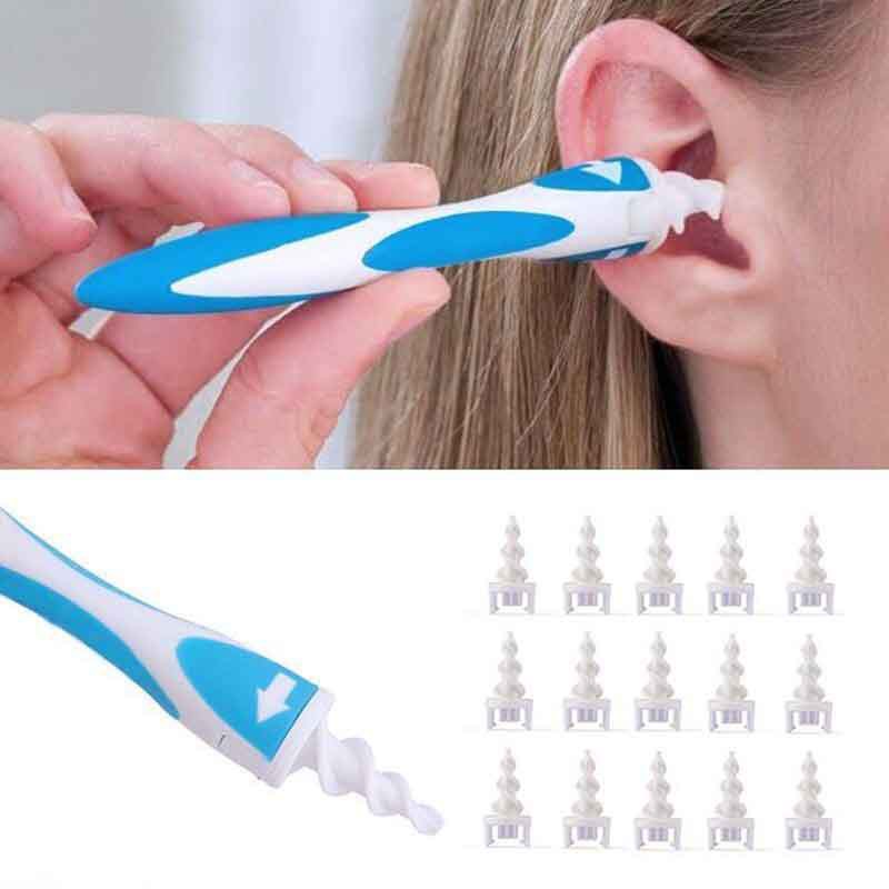 

[ READY STOCK ] 1 комплект мягкий спиральный одноразовый легкий очиститель ушной серы ухочистка