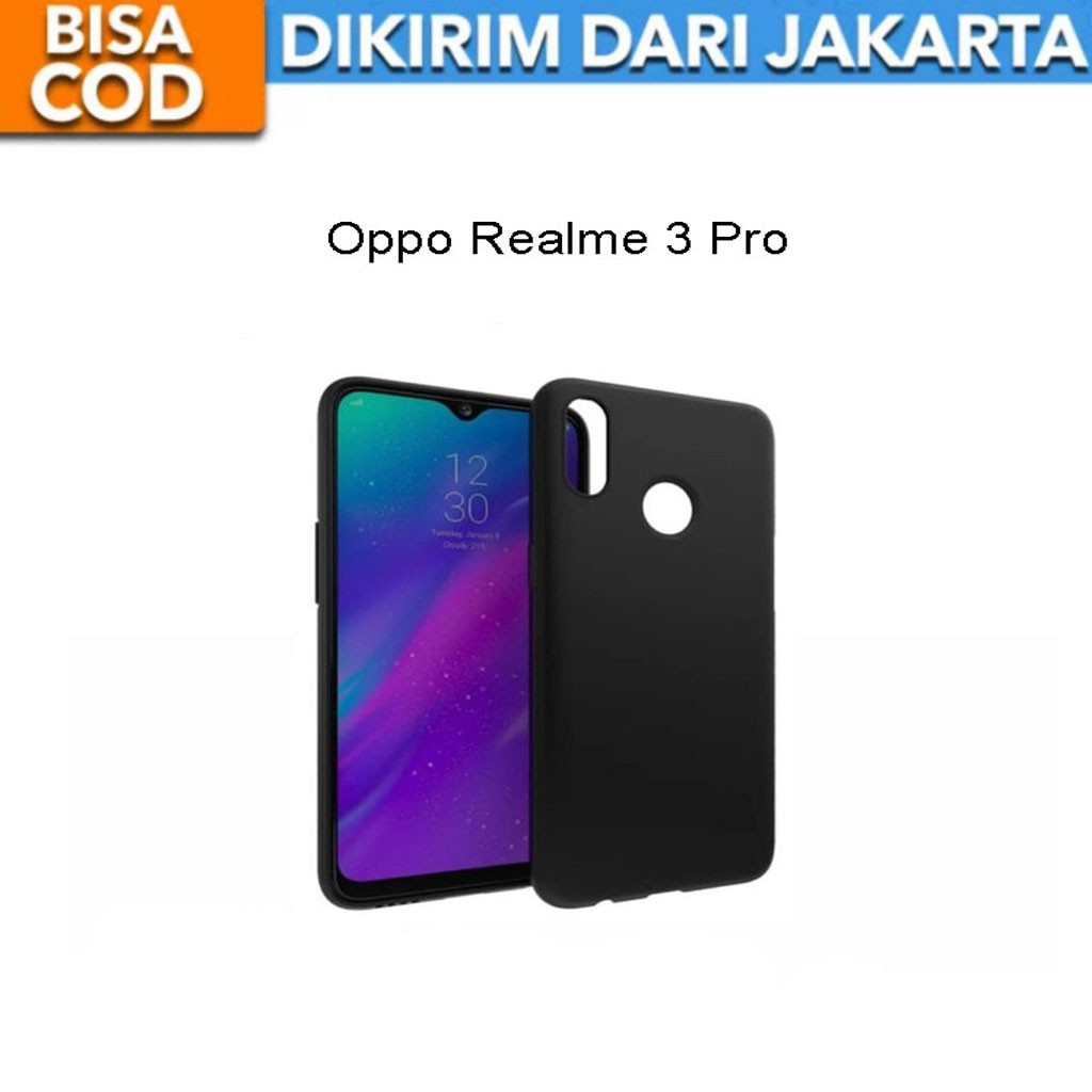 SoftCase Black Matte for Oppo Realme 3 Pro