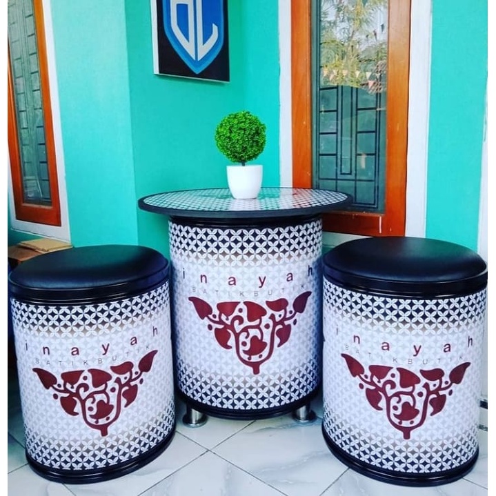Jual Kursi tong cafe unik minimalis outdor ngopi santai khusus request