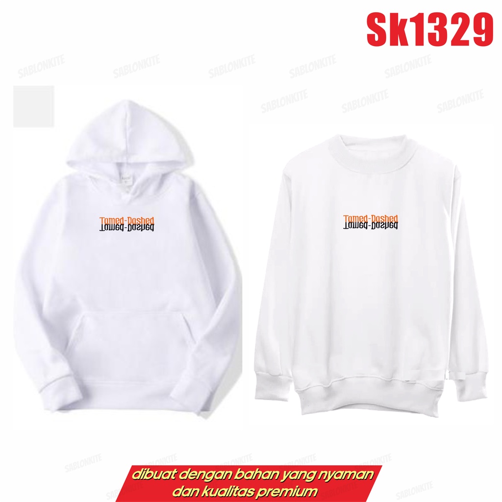 MURAH!!! SWEATER HOODIE  TAMED DASHED SK1329 UNISEX FLEECE KPOP