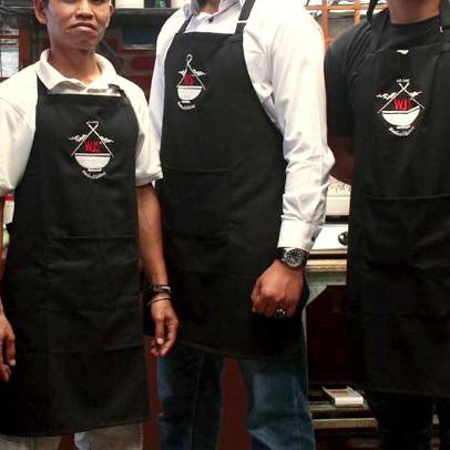 ✻ Apron/celemek hitam polos� ❃