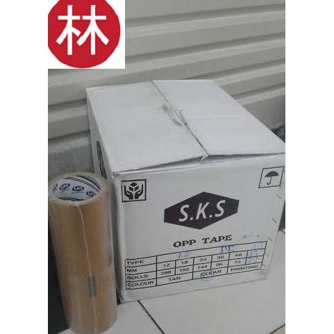 

[[BISA COD]] SKS Lakban Cokelat 1 Box isi 72 Pcs TERPERCAYA Kode 210