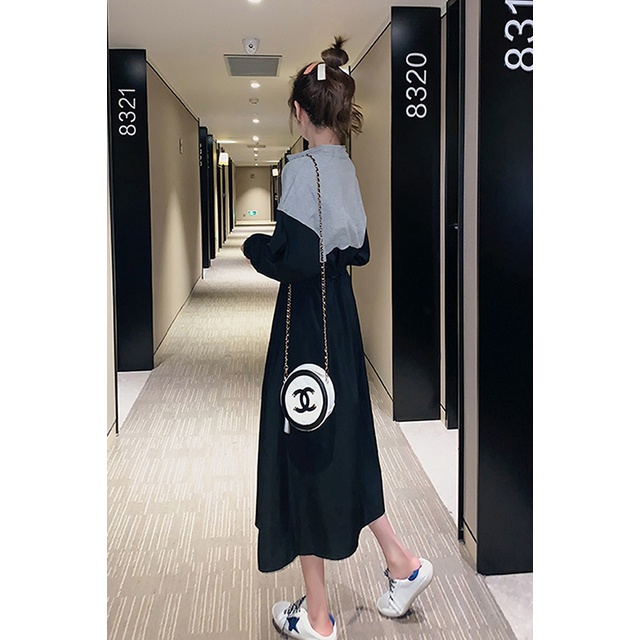 Rok Elegan Musim Semi Rok Panjang Niche Gaya Prancis Dewi Gaun Wanita Gaya Mori Super Peri Retro Gay