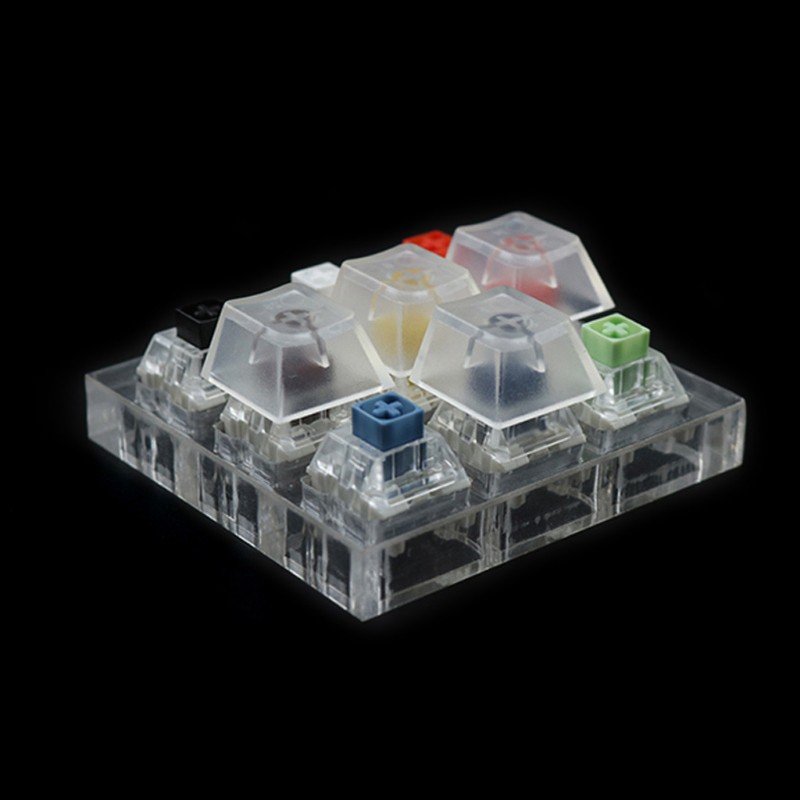 Vivi 10pcs Keycap Keyboard Mekanikal Abs Transparan Matte Backlit Untuk R4 R3 R2 R1