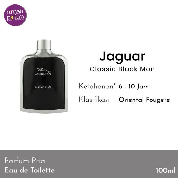 Jaguar Parfum Original Classic Black Man TERMURAH