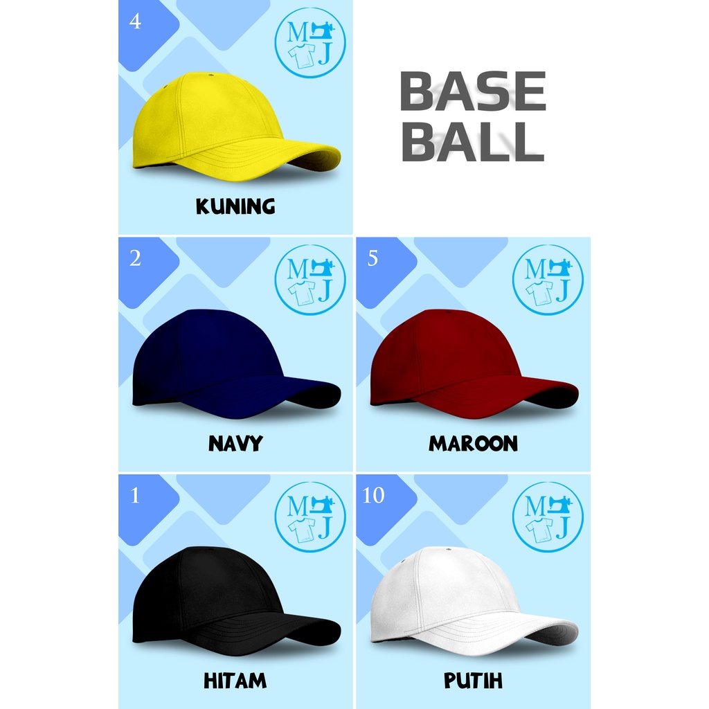 TOPI BASEBALL / TOPI POLOS / TOPI MURAH / Part 1