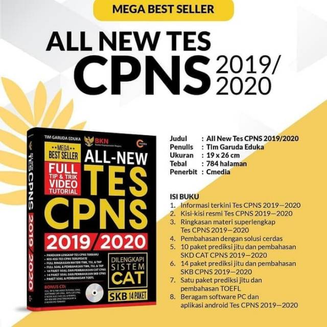 Buku Pelatihan Cpns 2019 2020 All New Tes Cpns 2019 2020 Buku Modul Cpns 2019 2020 Terbaru Teemurah Shopee Indonesia