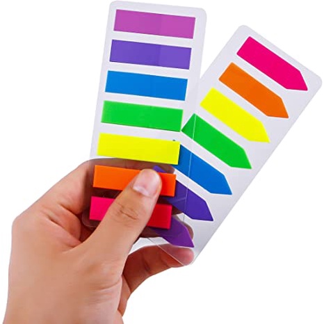 5-color waterproof loose-leaf notes index sticker