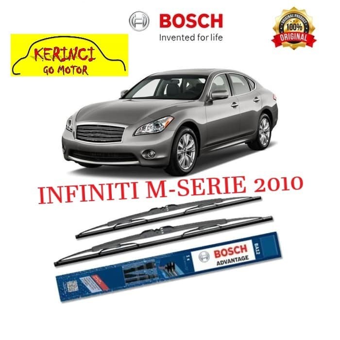 WIPER INFINITI M-SERIE 2010 BOSCH ADVANTAGE 24&quot; &amp; 19&quot; SEPASANG