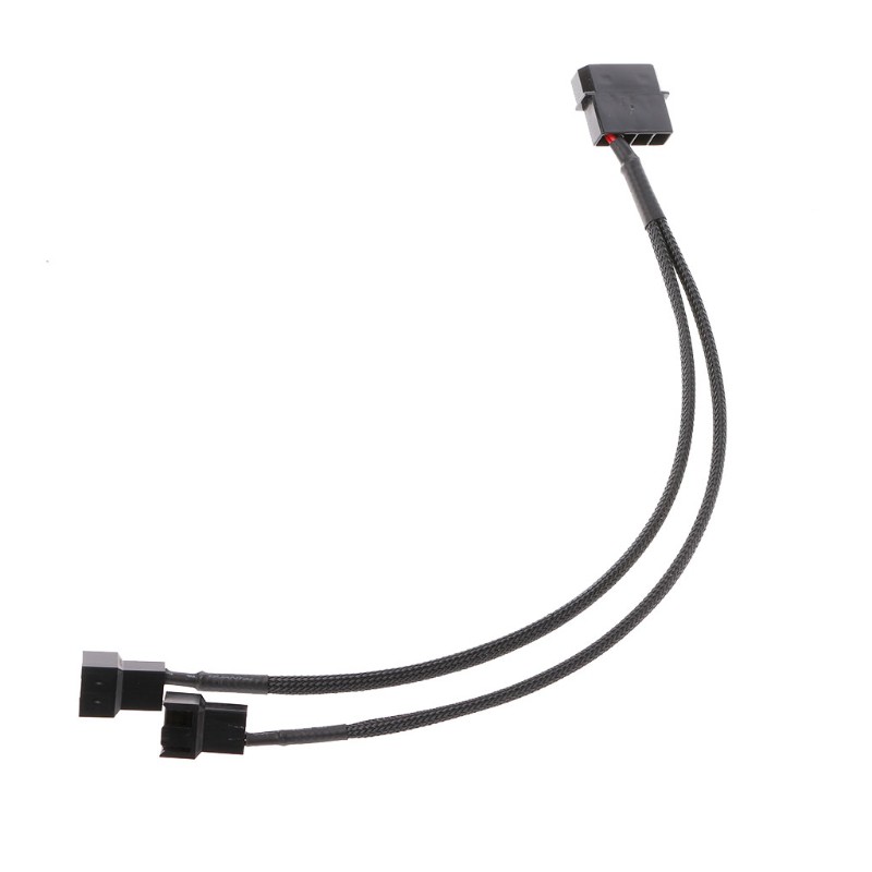 Vivi 4-pin Molex Male Ke 2x 3-pin / 4-pin Pwm Male Sleeve Adapter Kipas Angin