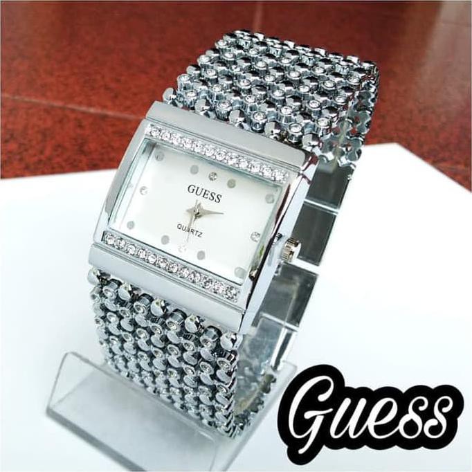 PUSAT GROSIR JAM TANGAN WANITA / JAM TANGAN GUESS MERICA PERMATA D2217
