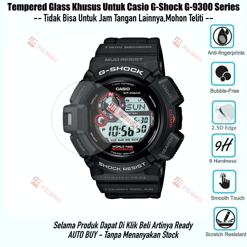 Anti Gores Casio G-Shock G-9300 / G9300 Series - Tempered Glass Kaca 9H