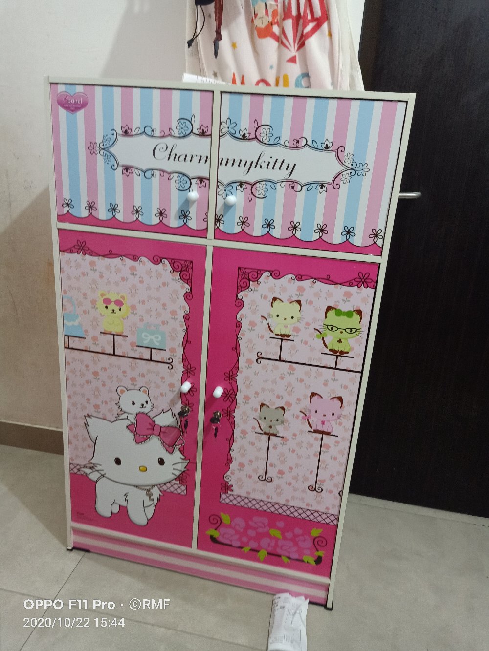 Lemari Pakaian Anak Karakter Charmy Kitty Wd 1311 Cmy