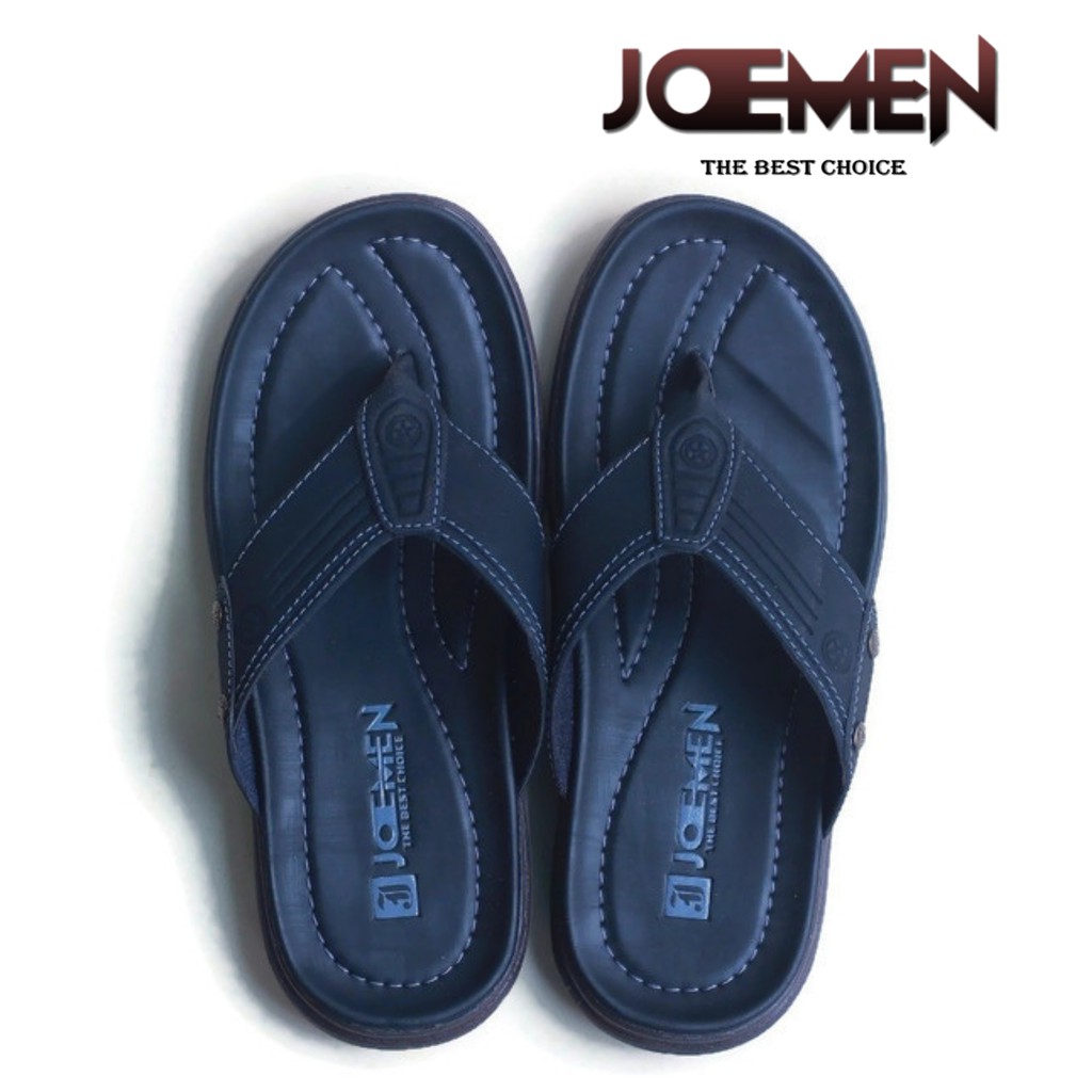 [ 9.9 BIG SALE ] Sandal Pria KULIT Joemen S 20 ORIGINAL Pria Jepit Import-5