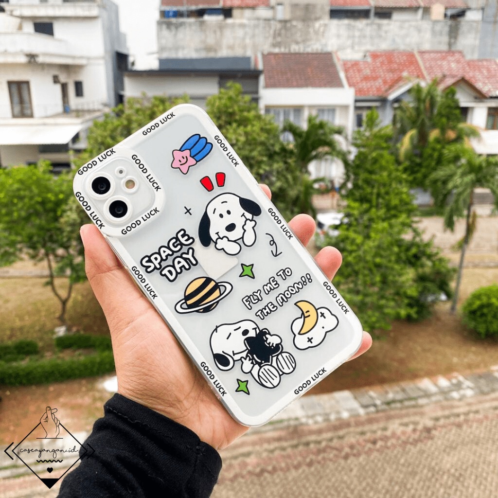 SNOOPY SNPY Case For Iphone 7 8 SE 2020 PLUS 11 12 13 PRO MAX MINI Casing lucu Cute