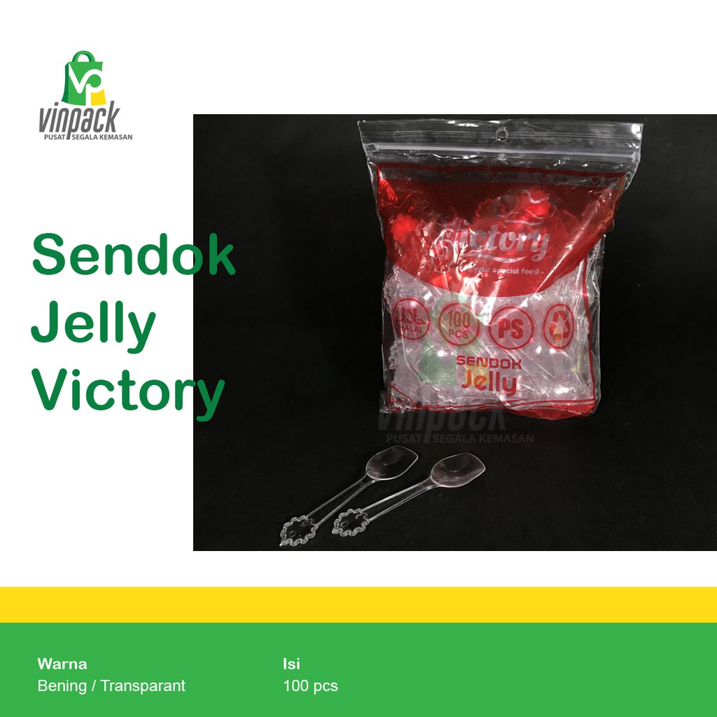 Sendok Pudding/ Jelly/ Snack / Jeli/ Sendok Mini/ Kecil Victory