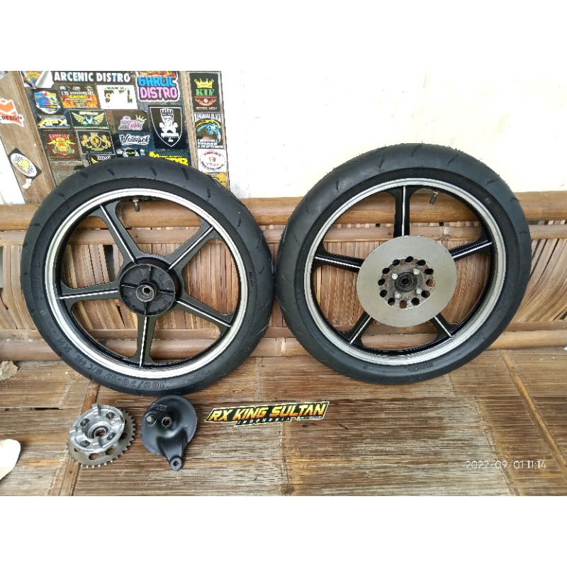 Velg sprint palang 6 Velg JRD velg suzuki RGV velg for suzuki (not velg for yamaha velg kawa GTO Velg KK gto velg AR80 Velg AR125 Velg palang 5velg scorpion ring 18 velg scorpion rxking velg bintang 7 velg scorpion palang 7