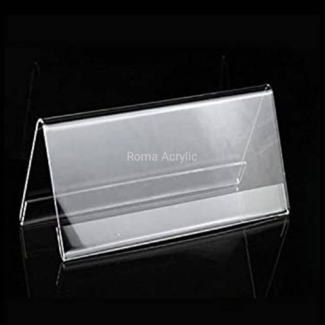 

Acrylic name desk uk 21 x 7.5. - sigh holder akrilik