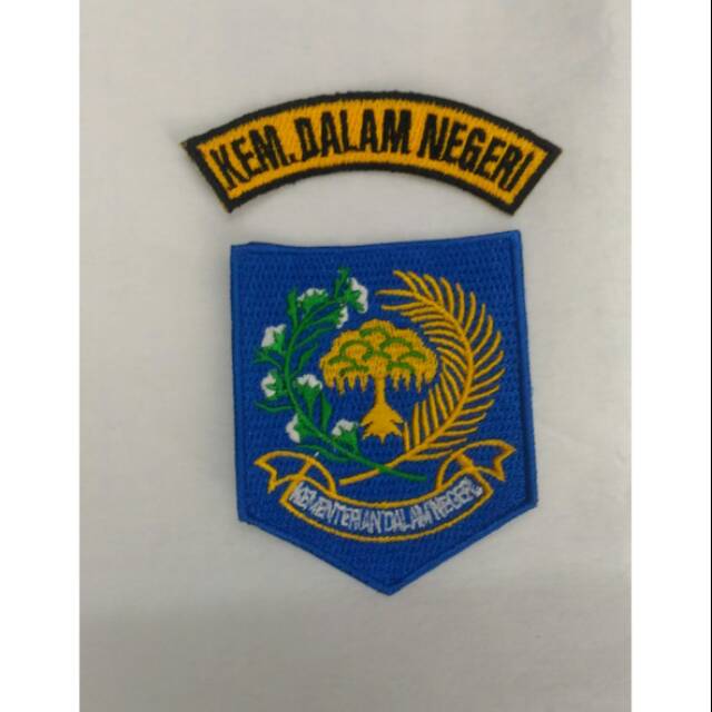 Logo Kementerian Dalam Negeri Bordir Shopee Indonesia