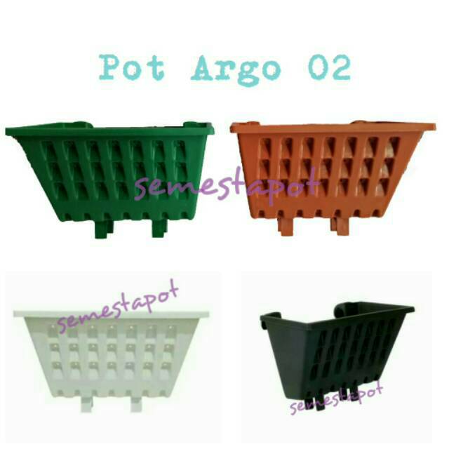  Pot  Dinding Tempel  Bunga Tanaman Argo 02 Panjang  26 cm 