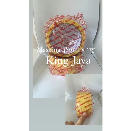 

Masking Tape Lakban Kertas 48mm x 21y
