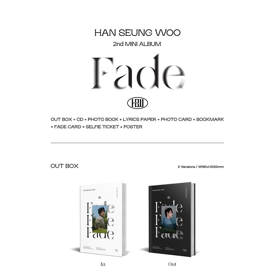 HAN SEUNG WOO - 2nd Mini Album FADE