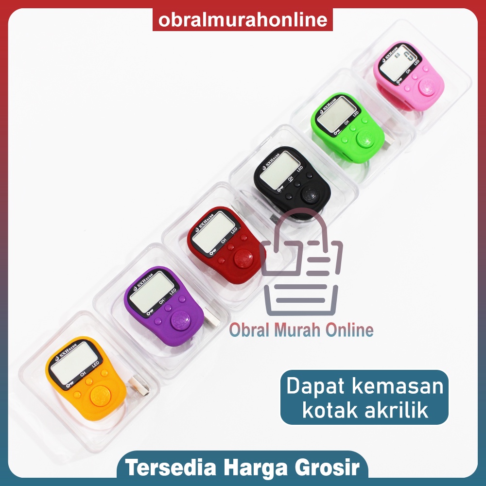 Tasbih Digital LED Cas  / Tally Counter LED Recharge