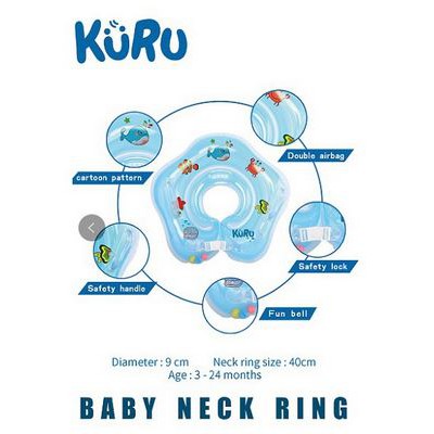 Pelampung Bayi - Ban Renang Leher - Pelampung Leher Bayi - Neck Ring Baby KURU