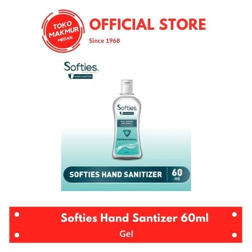 SOFTIES HAND SANITIZER GEL 60ML