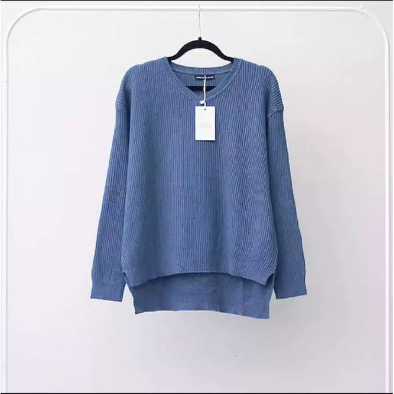 Viona Vneck Sweater / VNECK BOXY Rajut