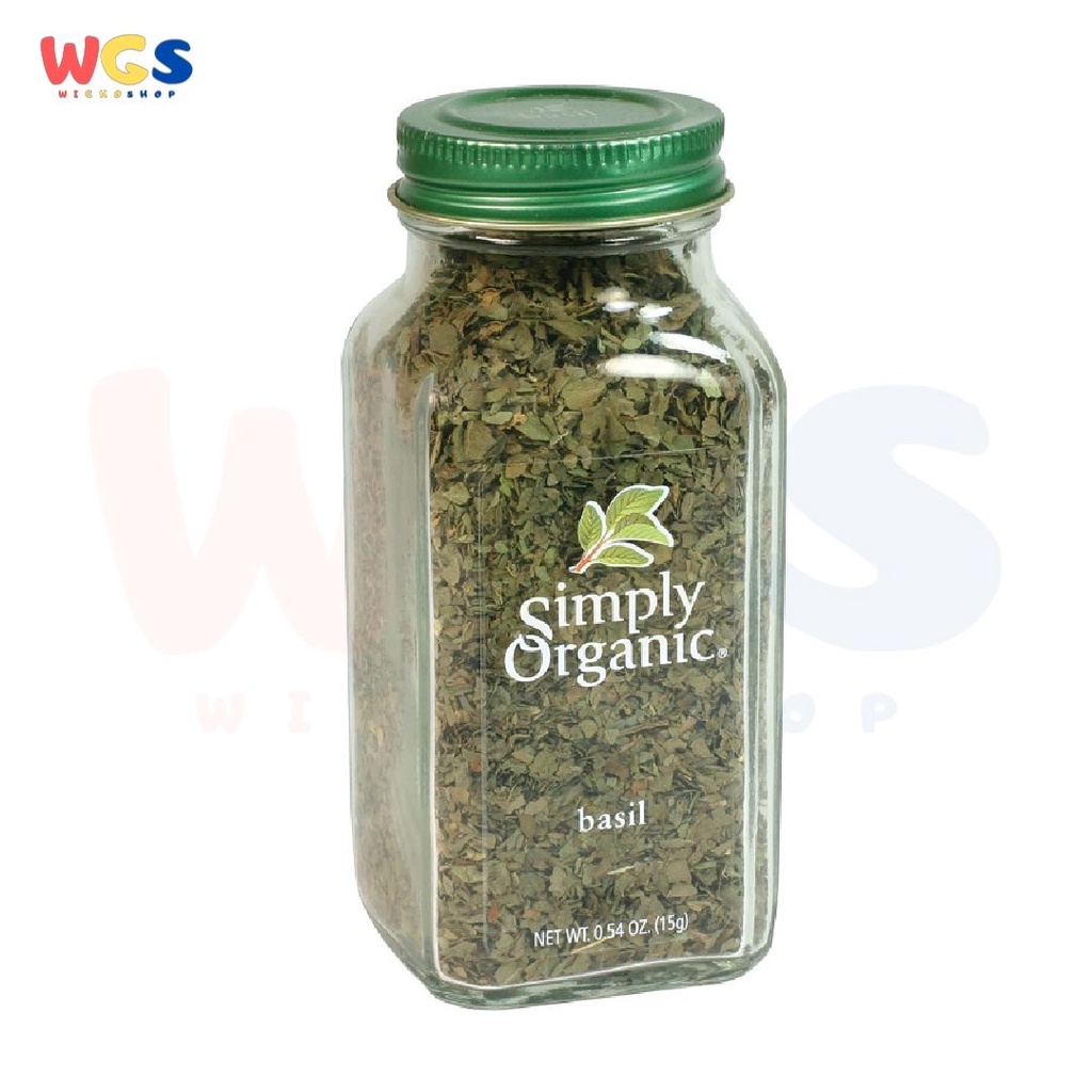 

Simply Organic Egyptian Basil Dried Leaves Extra Grade 0.54oz 15g