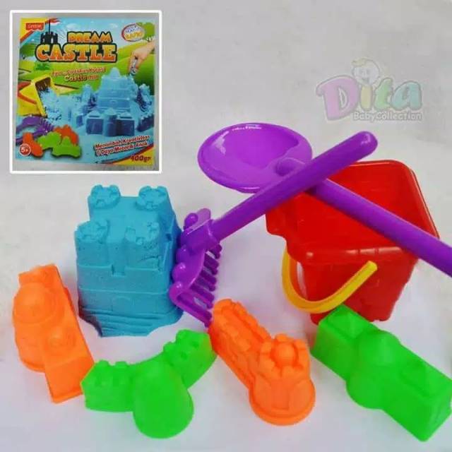 BANDUNG Mainan Pasir Dream Castel/ Istana Mainan Anak Pasir Edukasi