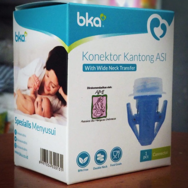 BKA konektor botol kaca asi dan konektor kantong asi | konektor bka ibu menyusui